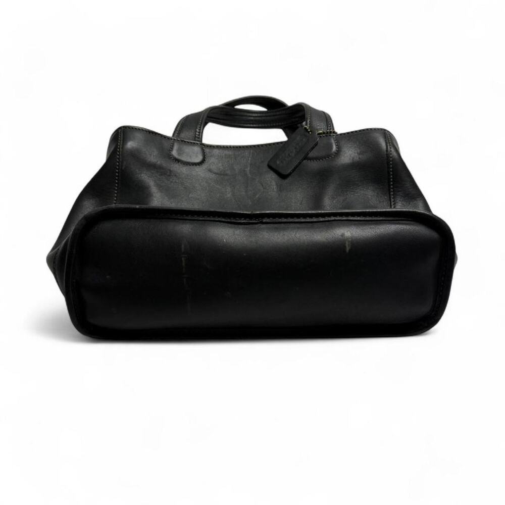 vintage Coach Bleecker satchel model9303 crafted from black glove-tanned leather - Picture 6 of 8